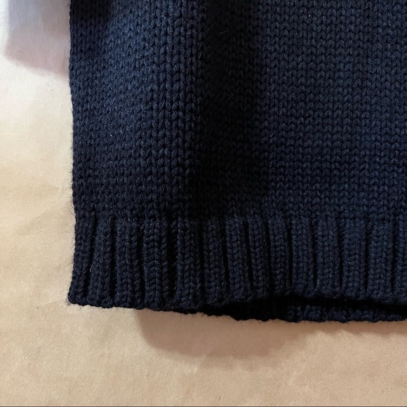 Alexia Ulibarri | NWT Oversized Chunky Knit Sweater Dress Black Zendaya Size XS - Picture 9 of 14